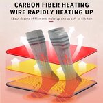Winter Heated Socks Factory - High Quality Rechargeabie Electric Extra Thick Insulated Crew