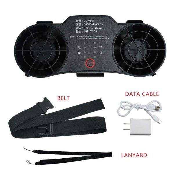 Rechargeable Hanging Waist Fan Manufacturer - New 2000mah Personal Hanging Electric Outdoor