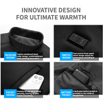Intelligent Heated Vest Supplier - Wholesale Electric with Windproof Temperature Control Button