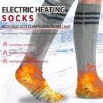Winter Heated Socks Factory - High Quality Rechargeabie Electric Extra Thick Insulated Crew