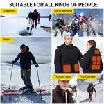 Men's Heated Jacket Manufacturer - In Stock Heat Reactive Electric Heating Puffer WITH Battery