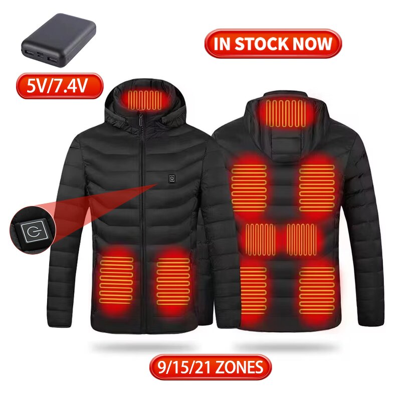 Battery Heated Jacket Factory - Custom Puffer Coat Rechargeable Electric for Women Men