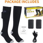 Rechargeable Heated Ski Socks Manufacturer - Lithium Battery Operated Heating Magnetic Thermal Winter