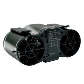 2 in 1 Power Bank Fan Factory - Oem Portable Rechargeable 10000mah Battery Waist Clip