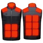 Men's Heating Vest Factory - Washable Waterproof 15 Zone Thickened Intelligent Heated
