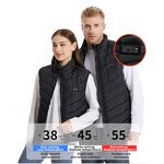 21 Zones Heated Vest Factory - InStock High Quality Soft Shell Rechargeable Bodywarmer