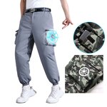 Cooling Fan Pant Supplier - Summer Male Clothes for Fishing Camping Ride Portable Clip