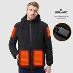 Men's Heated Jacket Manufacturer - In Stock Heat Reactive Electric Heating Puffer WITH Battery