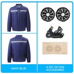 Air Conditioned Jacket Factory - Summer New Worker Cooling Fan Detachable Sleeves 2 Fans