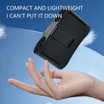 2 in 1 Power Bank Fan Factory - Oem Portable Rechargeable 10000mah Battery Waist Clip