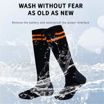 Rechargeable Heating Socks Factory - 7.4V Battery Cotton Insert Press Electric Winter Warm