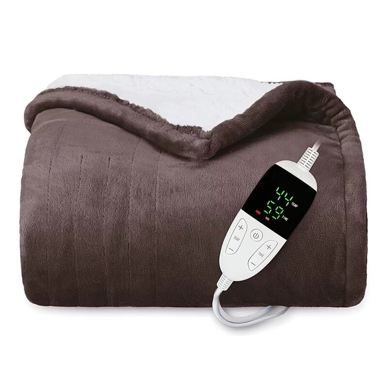 USB Heating Blanket Supplier - Custom Luxury Cover Portable Thermal Soft Bed Warmer Under