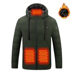 Waterproof Heated Jacket Factory - Men 5v-12v Battery Pack Winter Outdoor Soft Shell