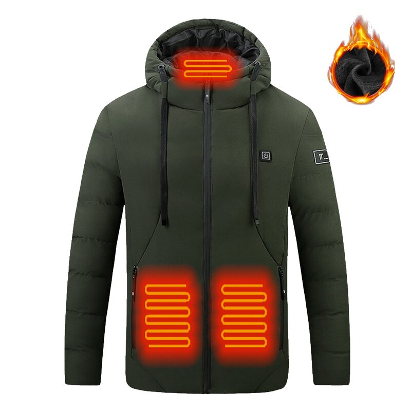 Waterproof Heated Jacket Factory - Men 5v-12v Battery Pack Winter Outdoor Soft Shell