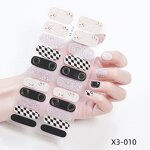 Gradient Nail Sticker Factory - Wholesale 22 Tips Full Cover 3D Nail Wrap Sheet