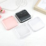 Nail Empty Box Factory - Press on Nails Packaging Pink Dust Proof Transparent Organizer