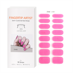 Semi-Cured Gel Nail Patch Factory - 16Tips Premium Quality UV Gel Full Cover Sticker