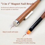 Nail Brush Manufacturer - Professional 3-in-1 Fast Magnetic Absorption Multi-functional