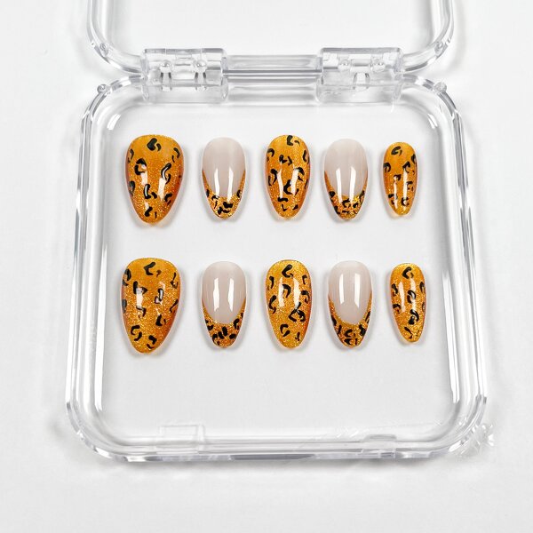 Ballet Nail Tips Supplier - New Style Card-Packed French Tips Long Wearable Press