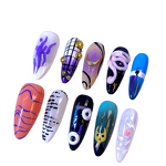 Acrylic Nails Factory - Handmade 10pcs Almond Square Press-on Reusable Tips