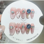 Women's False Nail Stick Supplier - Elegant Fashionable Reusable Mixed Oblong Design