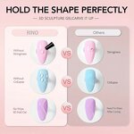 3D Nail Art Powder Supplier - Hot-Selling Shaping Diamond Adhesive Water Wave Gel