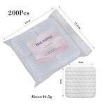 Nail Removal Pads Supplier - Professional Pearl Cotton Lint-Free PE Polish Remover