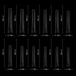 French Nail Tips Factory - Extended Soft Gel 180pcs 5XL Extra Long Traceless Fake