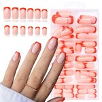 Soft Gel Nails Factory - Wholesale Durable 120pcs 10 Sizes Full Cover Colorful French