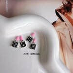 French Girl Nail Accessories Supplier - 3D Romantic Valentine's Alloy Lipstick Diamonds