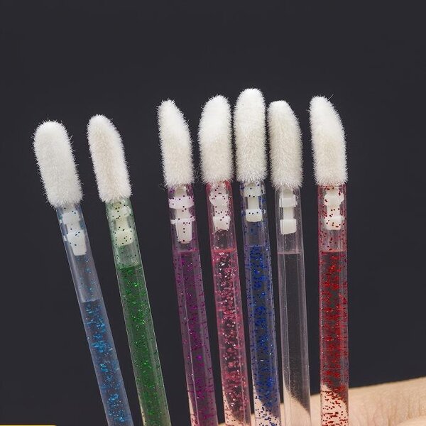 Custom Lip Brush Supplier - 50PCS Private Label OEM Logo Applicator Wands