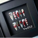 PMMA Press on Nails Factory - Handmade Square Stiletto Coffin Design Long Tips