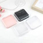 Nail Organizer Box Supplier - Press on Nails Empty Packaging Pink Transparent Box