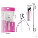 Nail Care Set Manufacturer - Three-Piece Stainless Steel Dead Skin Removal Clippers