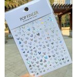 Valentine Nail Stickers Supplier - New Hot Selling Red Lips Love Mini Nail Decals