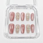 Ballet Nail Tips Supplier - New Style Card-Packed French Tips Long Wearable Press