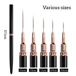 Nail Art Pen Set Factory - Wholesale Flower Color Painting Drawstring Pen Tool