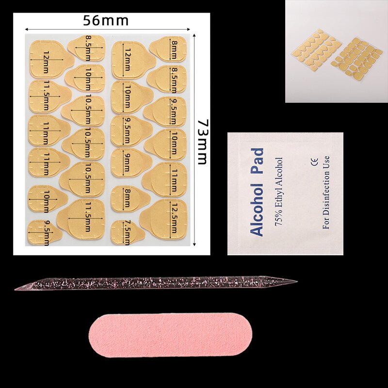 Press-On Nails Kit Supplier - Portable Disposable DIY Includes Adhesive Tabs Glue