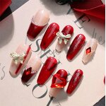 Christmas Press on Nails Supplier - 2025 New Hot Selling Handmade Tree Snowflakes