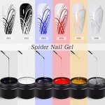 Nail Glitter Gel Supplier - Sparkling Wire Web Silk Glue Drawing Spider Painting