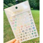 Valentine Nail Stickers Supplier - New Hot Selling Red Lips Love Mini Nail Decals