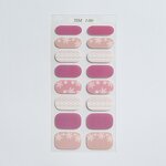 Metallic Nail Stickers Supplier - Custom 16-Strips Shiny Multi-patterned Press on Wraps