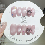 Women's False Nail Stick Supplier - Elegant Fashionable Reusable Mixed Oblong Design