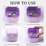 Nail Tool Box Supplier - Wholesale Double-layer Filter Disinfection Cleaning Storage