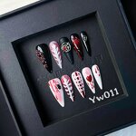 PMMA Press on Nails Factory - Handmade Square Stiletto Coffin Design Long Tips