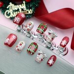 Christmas Press on Nails Supplier - 2025 New Hot Selling Handmade Tree Snowflakes