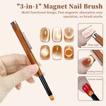 Nail Brush Manufacturer - Professional 3-in-1 Fast Magnetic Absorption Multi-functional