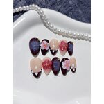 Gel Press Nails Manufacturer - Wholesale 10pcs Customized 3D Almond Stiletto