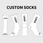 Dress Socks Supplier - High Quality Cotton Men Women Custom Logo Crew Ankle