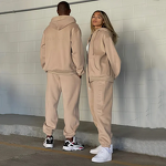 Zip up Hoodie Set Factory - Custom Logo Men Women Unisex Sweatsuit Tracksuit